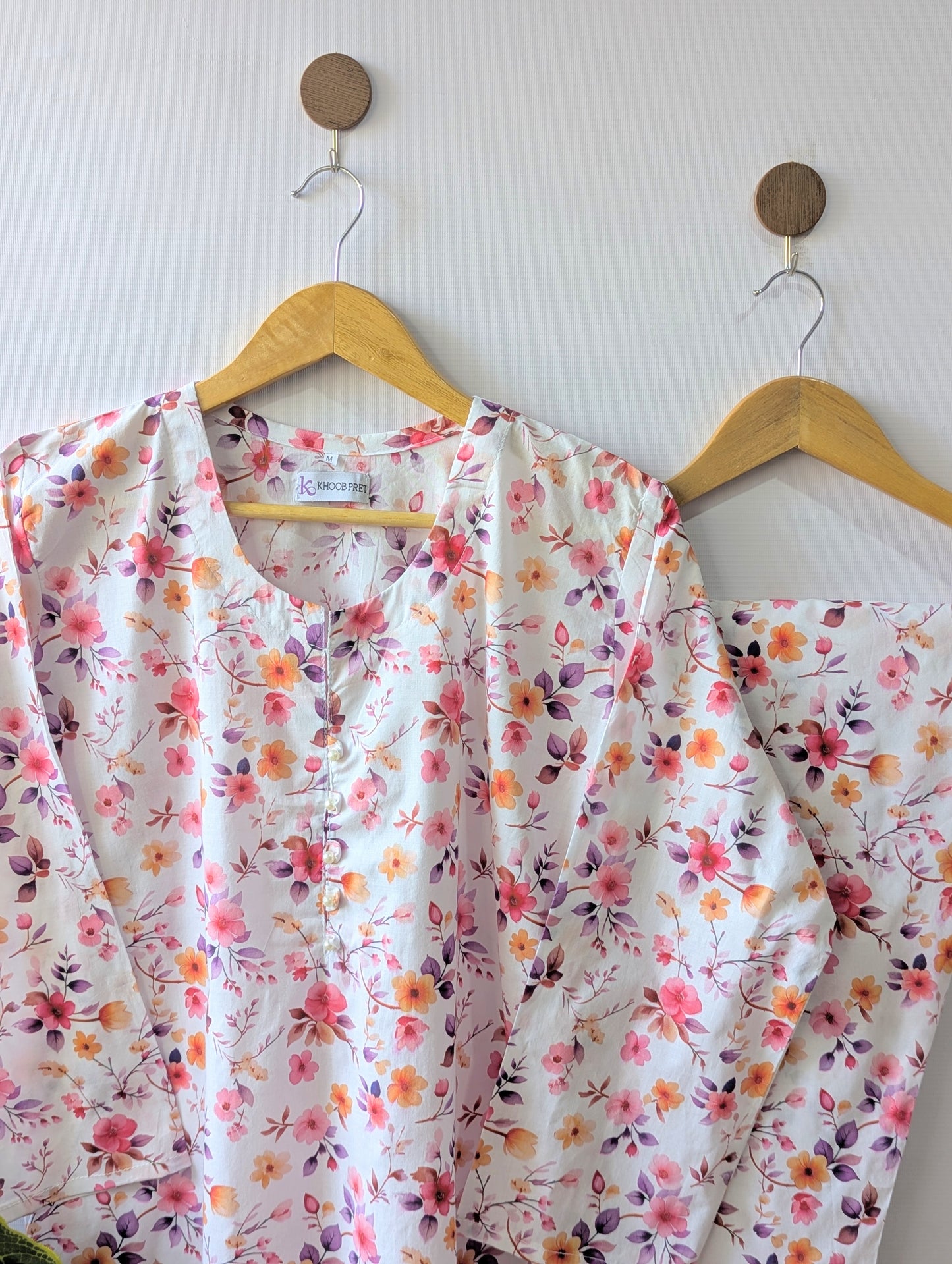 Summer Sprinkle Lawn Stitched 2pc