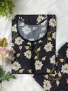 Black Daisy Lawn 2pc Co-ord Set