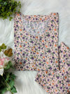 Vintage Flora Linen 2pc Dress
