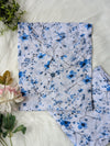 Bluish Petals Lawn 2pc Co-ord Set