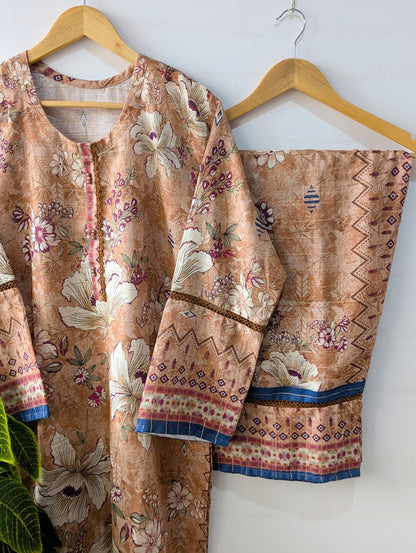 Vintage Garden Khaddar 2pc Set