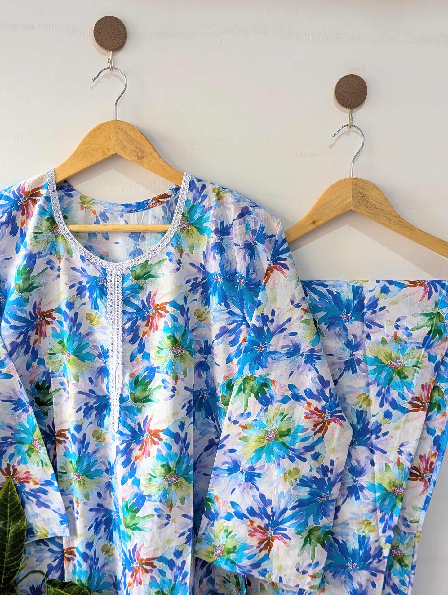 Ocean Canvas Lawn 2pc Co-ord Set