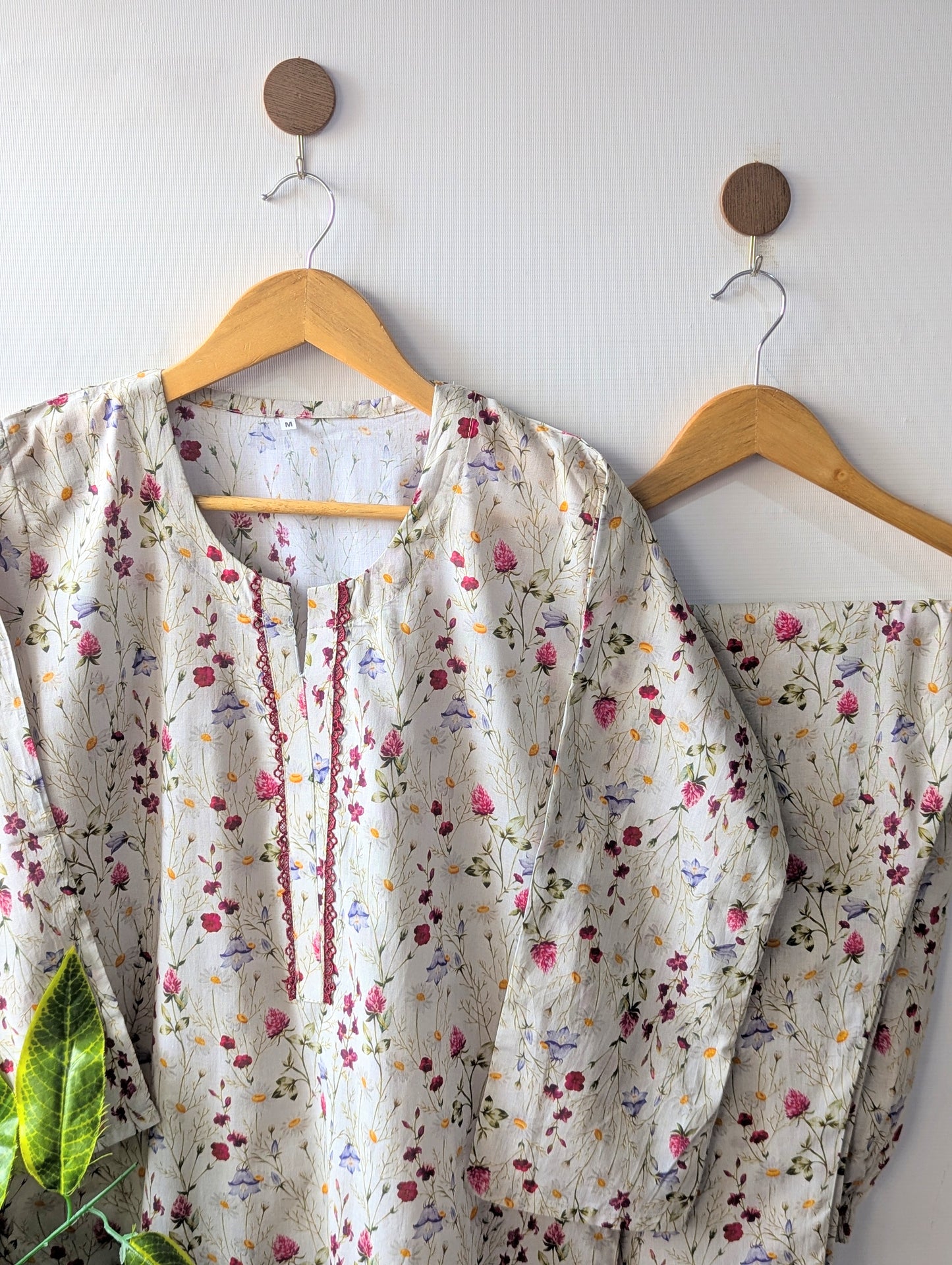 White Petals Lawn Stitched 2pc