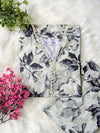 Grey Leafs Lawn Stitched 2pc