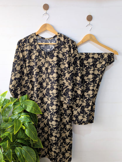Golden Dusk Linen 2pc Dress