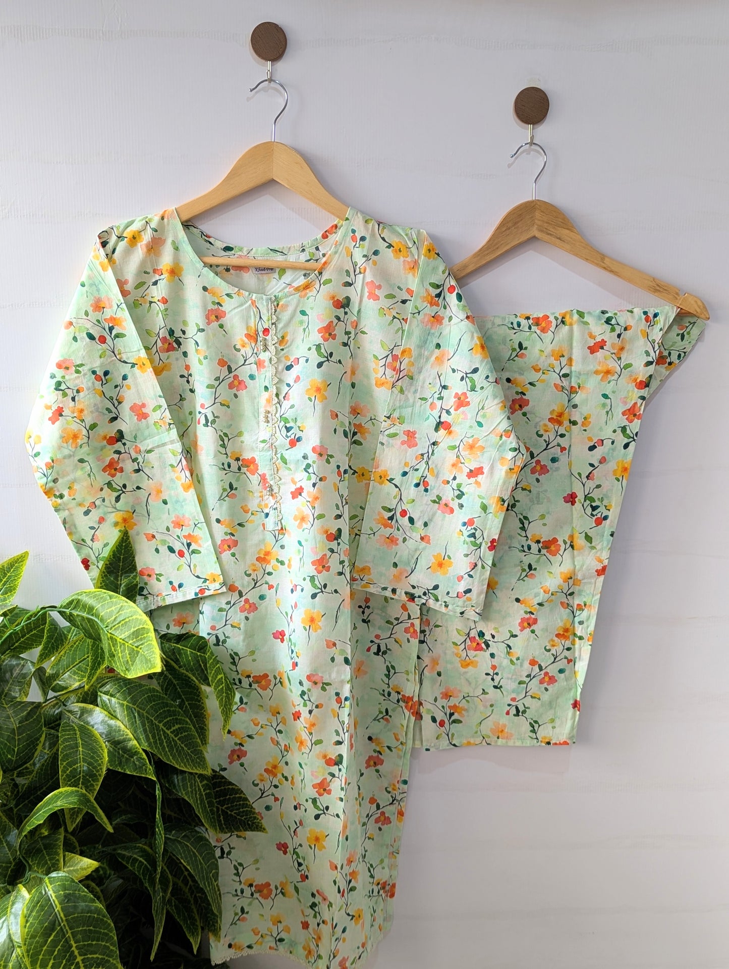Floral Mist Lawn 2pc Co-ord Set