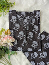 Black & White Flower Lawn 2pc Co-ord Set