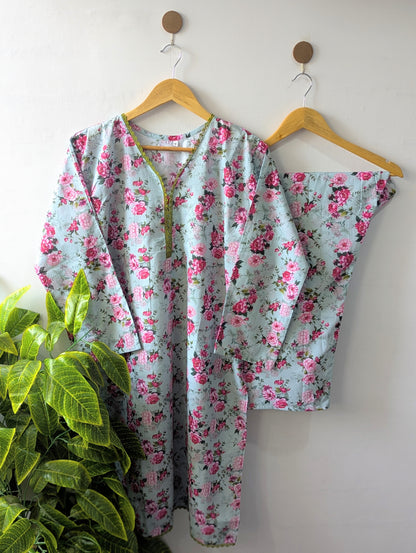 Sky Blossom Lawn Stitched 2pc