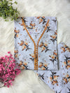 Sunset Petals Lawn Stitched 2pc