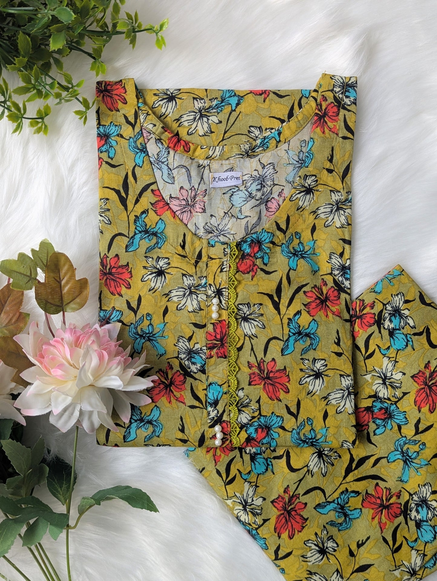 Ivy Petals Lawn 2pc Co-ord Set