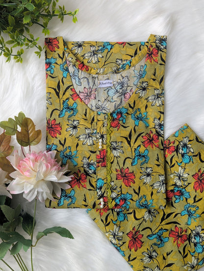 Ivy Petals Lawn 2pc Co-ord Set