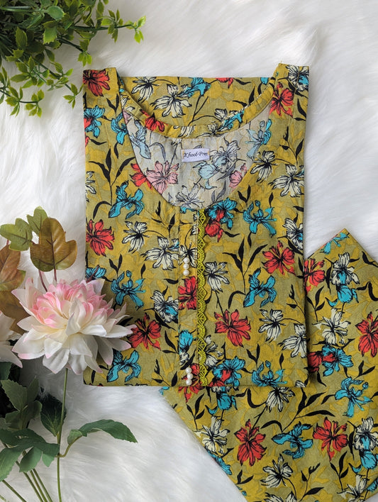 Ivy Petals Lawn 2pc Co-ord Set