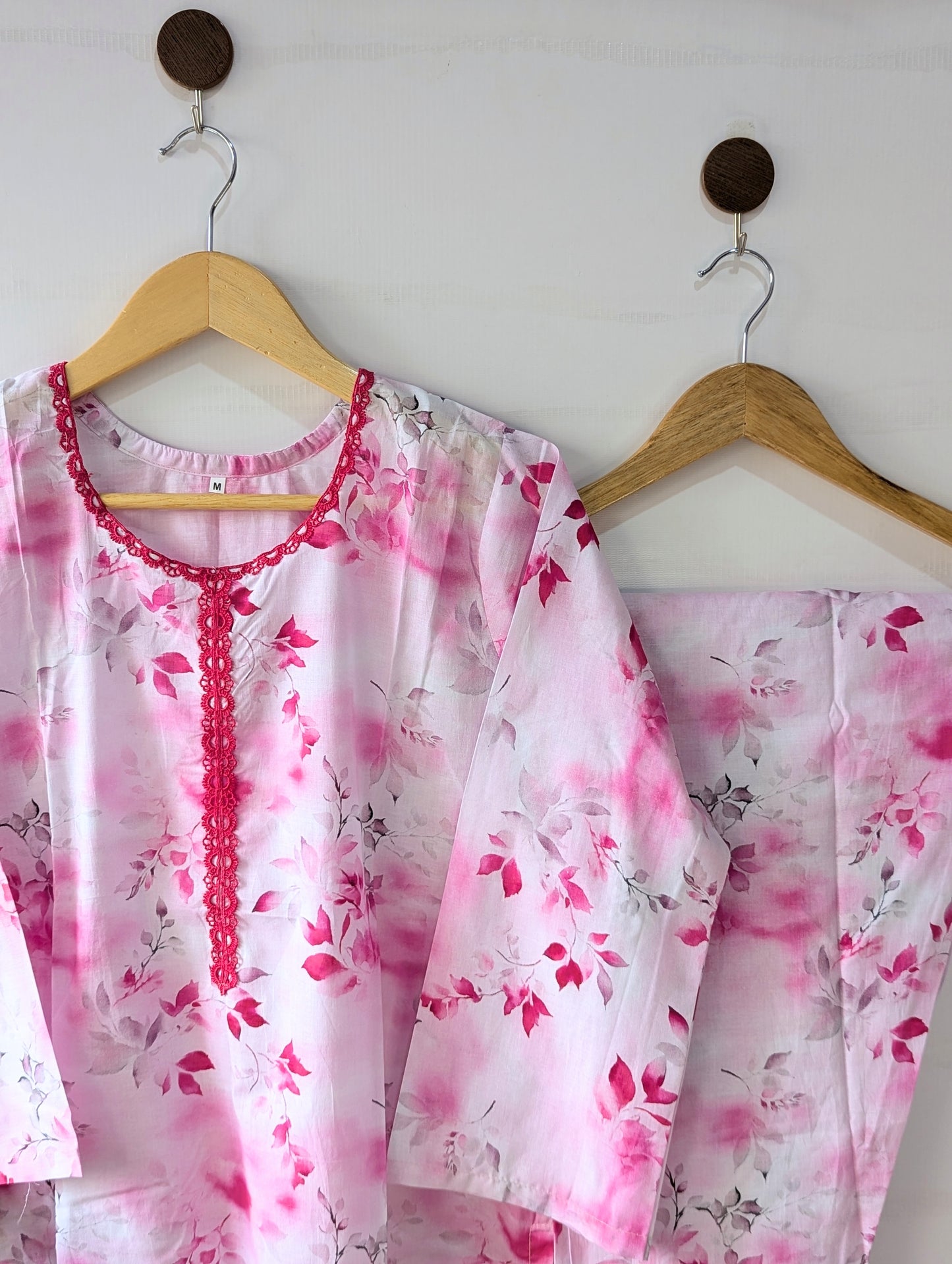 Pink Whisper Lawn 2pc Co-ord Set