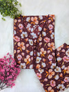 Maroon Petals Lawn Stitched 2pc