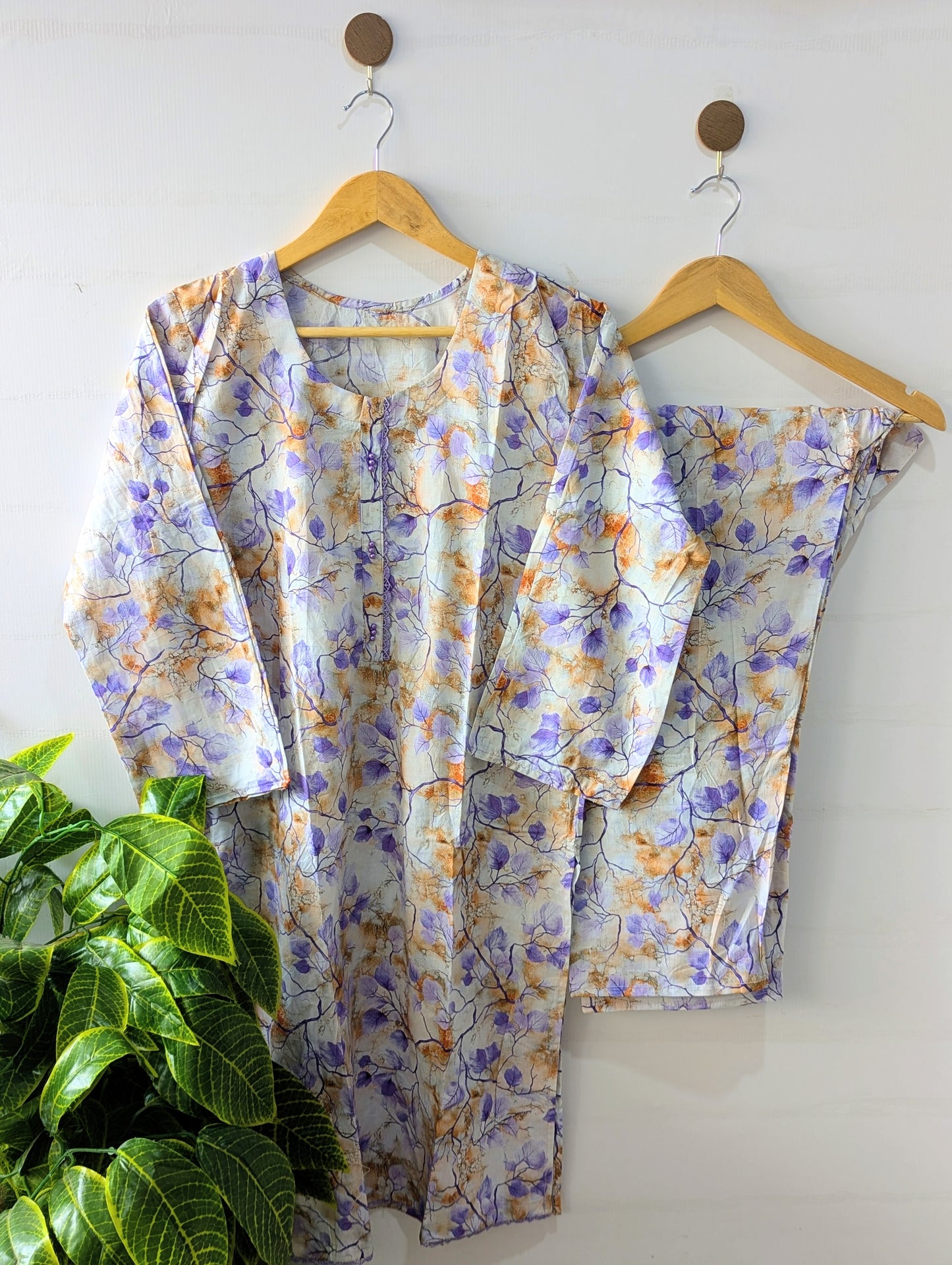 Lavender Petals 2pc Co-ord Set