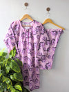 Lavender Floral Lawn Stitched 2pc