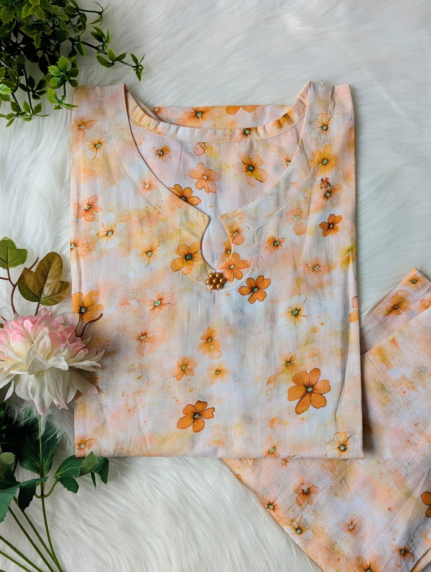 Sunny Petals Lawn 2pc Co-ord Set