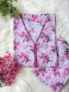 Pinkish Florals Lawn Stitched 2pc