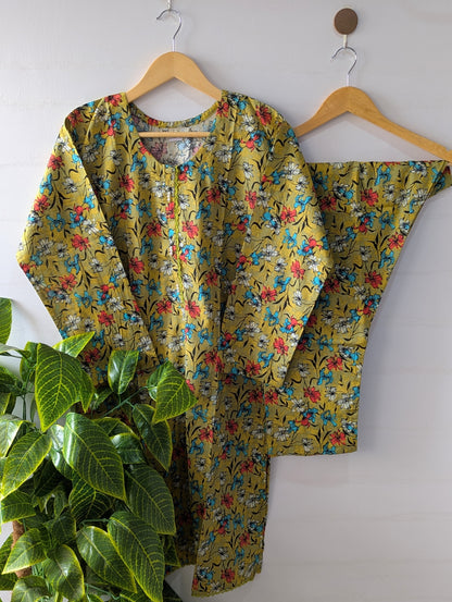 Ivy Petals Lawn 2pc Co-ord Set