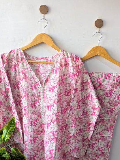 Soft Pink Lawn Stitched 2pc