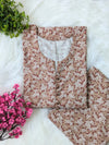 Dusty Petals Khaddar Stitched 2pc