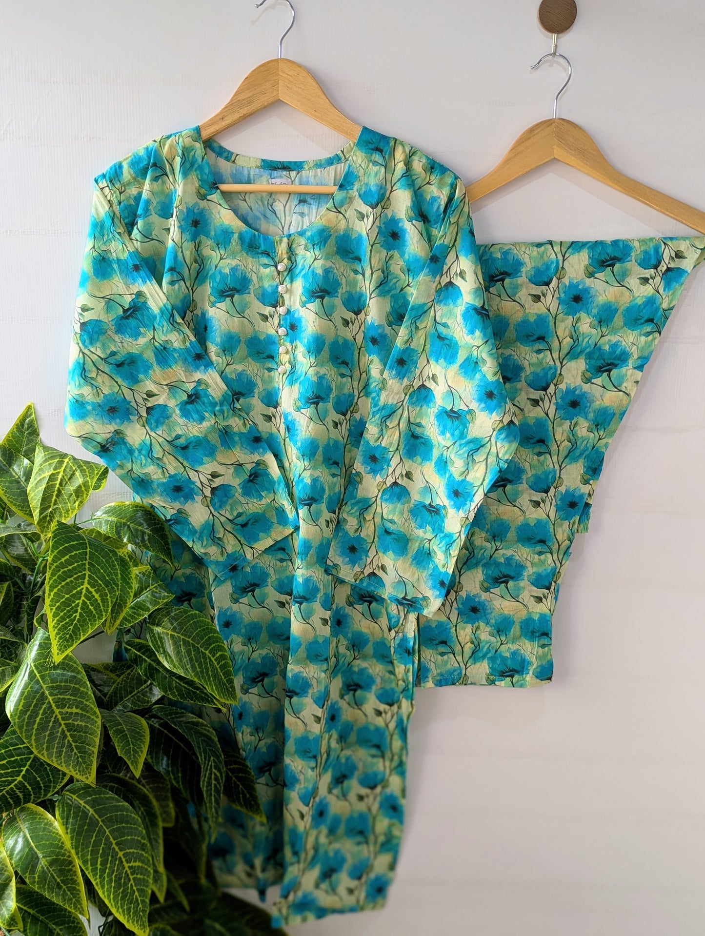 Tropical Bloom Lawn 2pc Co-ord Set