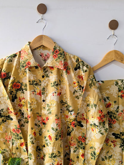 Rustic Garden Lawn Button Down Co-ord