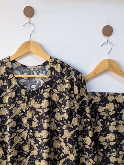 Golden Dusk Linen 2pc Dress