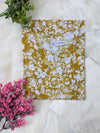 Yellow Petals & White Wide Leg Plazo - 2pcs