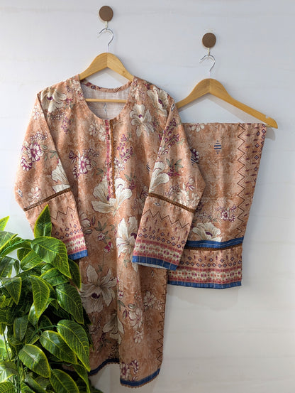Vintage Garden Khaddar 2pc Set