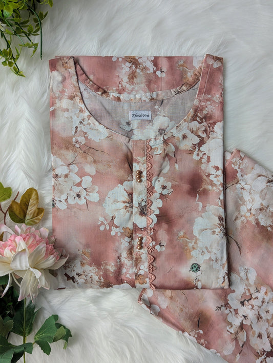 Pink Pearl Lawn 2pc Co-ord Set