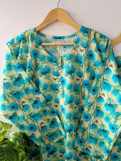 Tropical Bloom Lawn 2pc Co-ord Set
