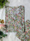 Mint Petals Lawn 2pc Co-ord Set
