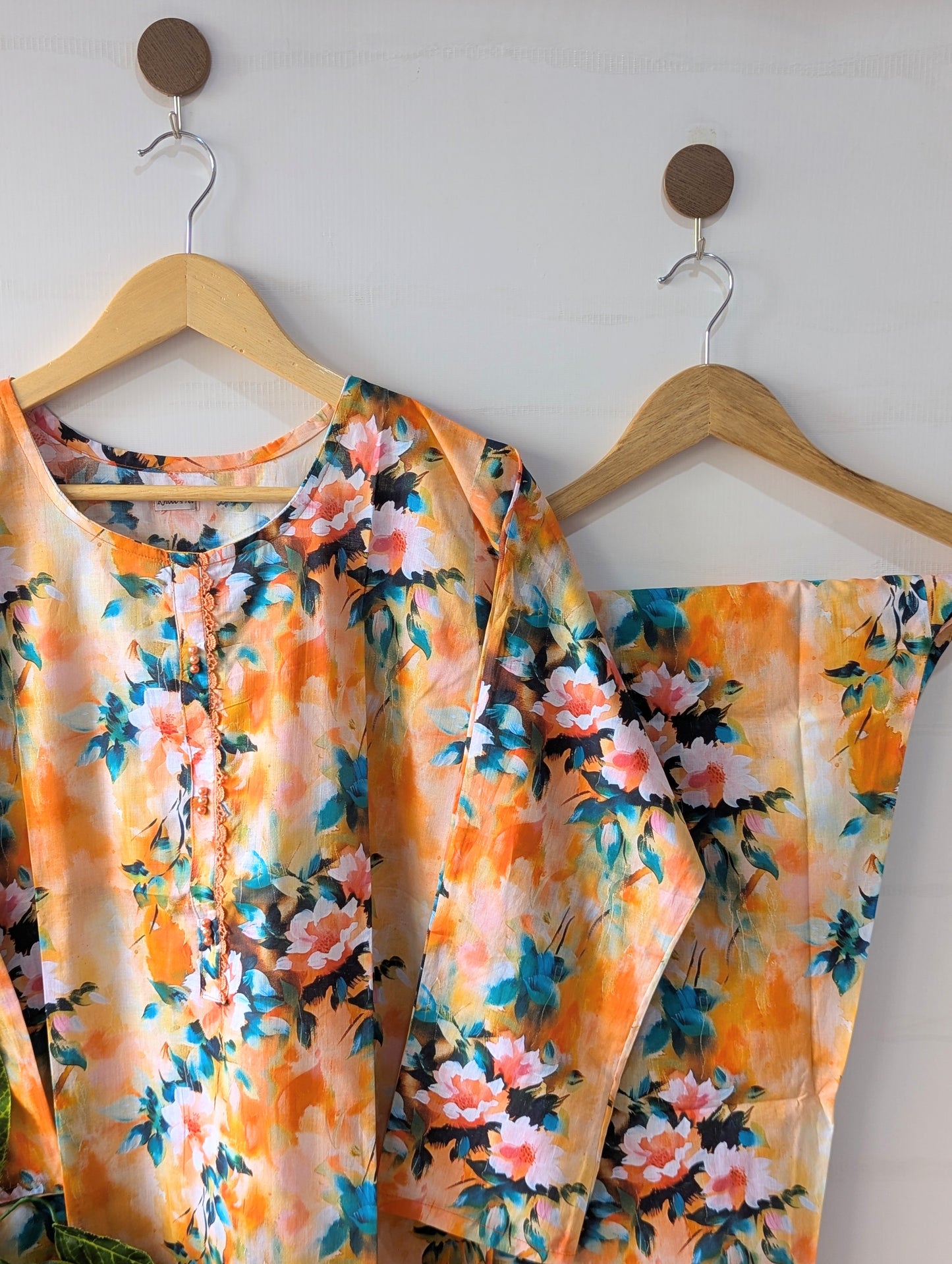 Floral Amber Lawn 2pc Co-ord Dress