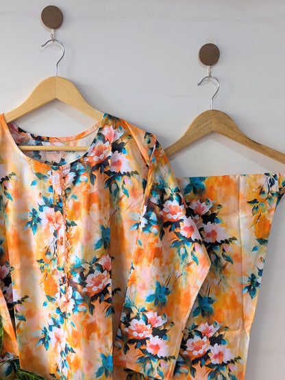 Floral Amber Lawn 2pc Co-ord Dress