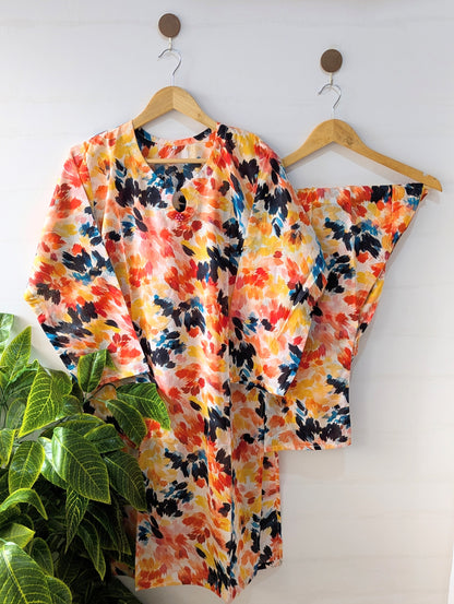 Color Burst Lawn 2pc Co-ord Set