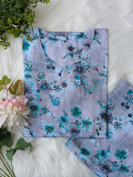 Zinc Florals Lawn 2pc Co-ord Set