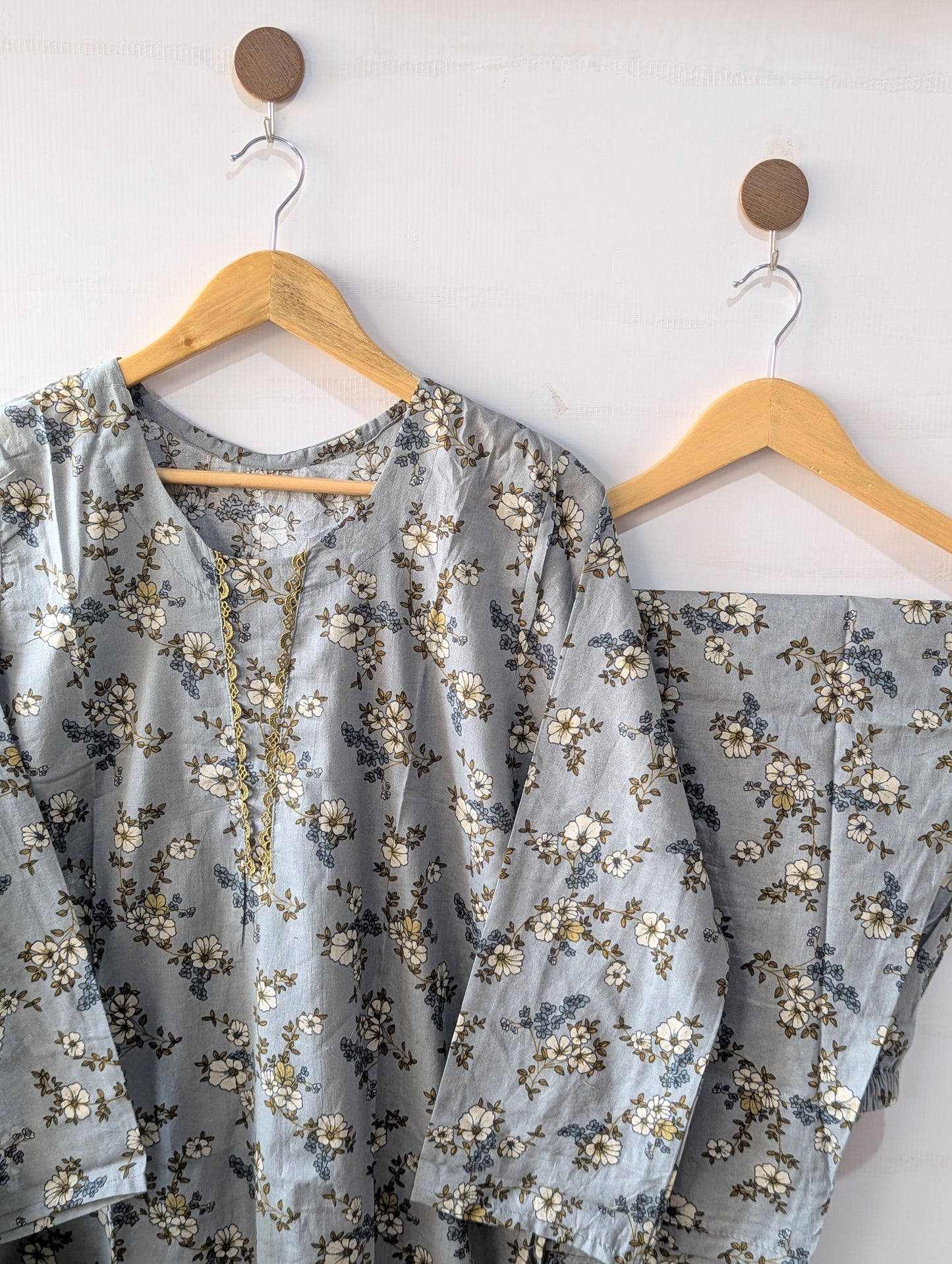 Grey Florry 2pc Co-ord Set