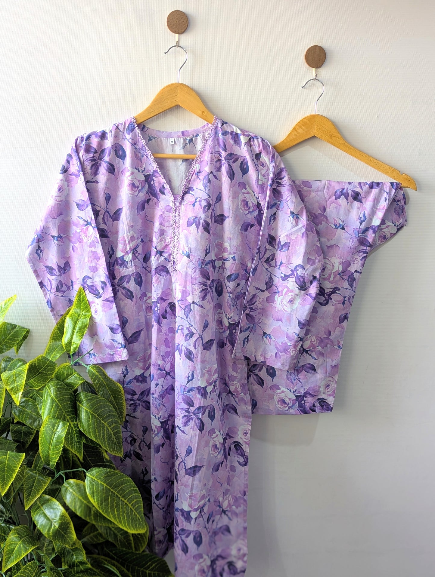 Lilac Petals Lawn Stitched 2pc