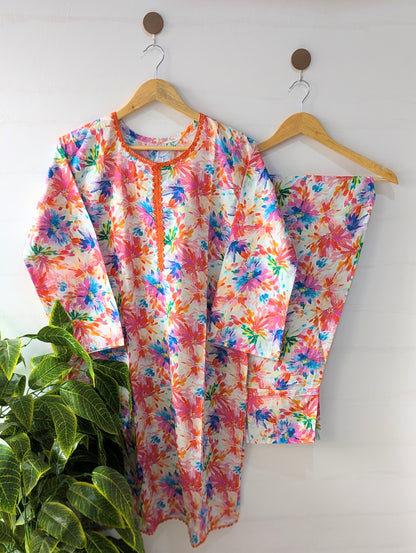 Amber Canvas Lawn 2pc Co-ord Set