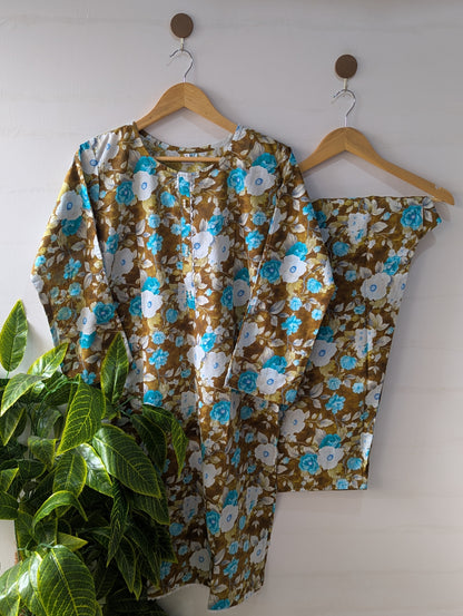Petal Glow Lawn 2pc Co-ord Dress