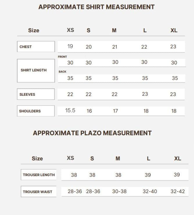 Size Guide