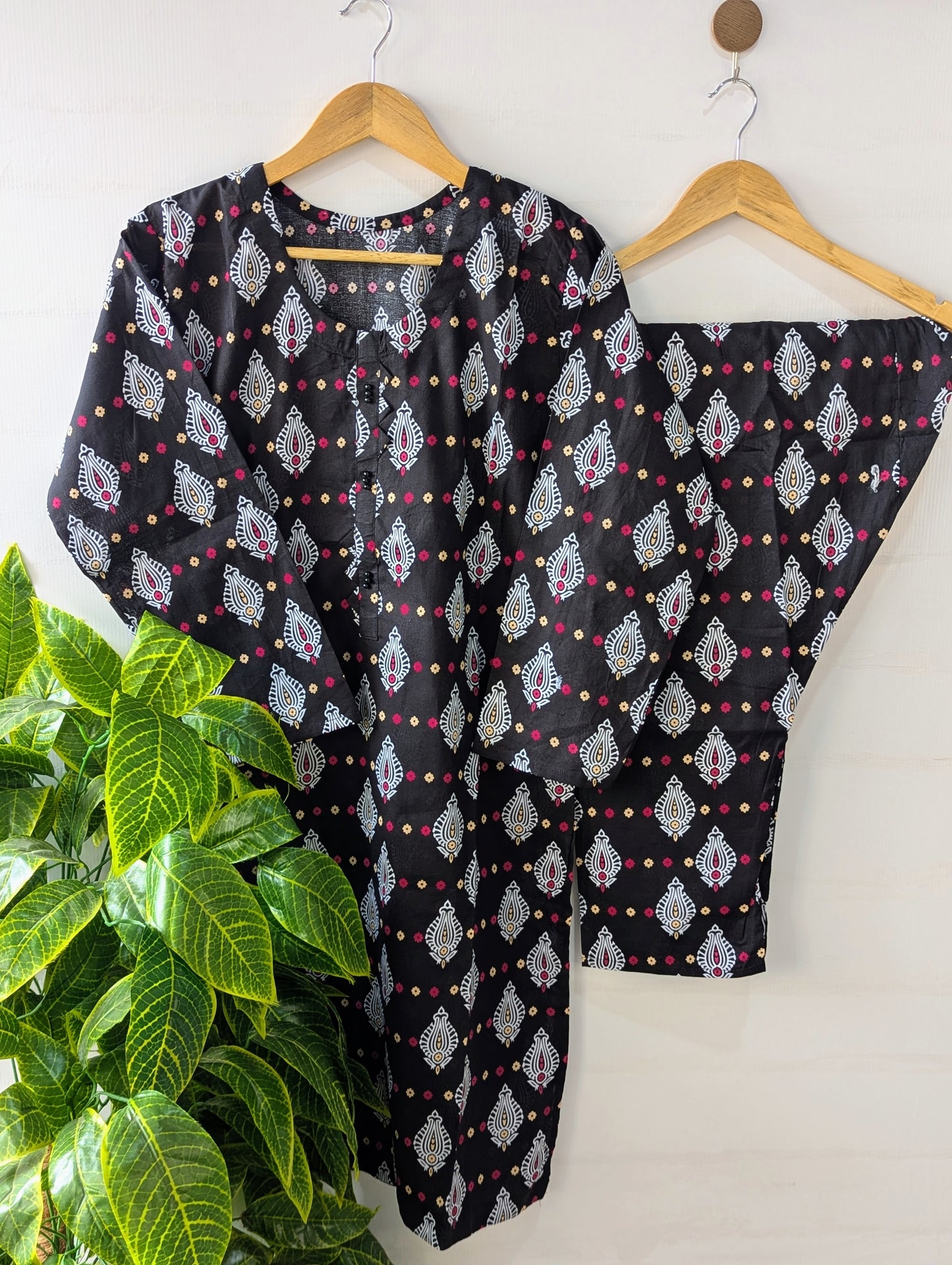 Paisley Dark Lawn 2pc Co-ord Set