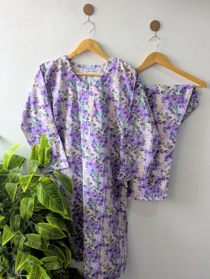 Lavender Bliss Lawn Stitched 2pc