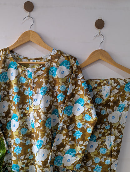 Petal Glow Lawn 2pc Co-ord Dress