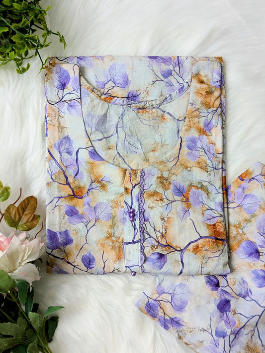 Lavender Petals 2pc Co-ord Set