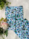 Sea Blue Petals Lawn 2pc Co-ord Set